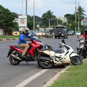 acidente de moto em Porto Seguro e Eunápolis