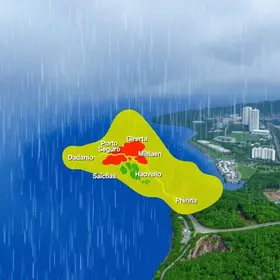 previsão do tempo em Porto Seguro