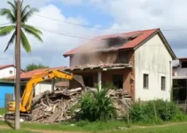 moradores de Porto Seguro demolições
