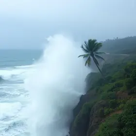 alerta de ventos fortes